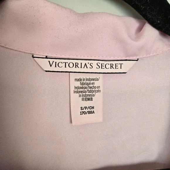 Victoria's Secret Pink Ruffle Romper Pijamas Size S Flirty Coquette Lounge Chic - Picture 6 of 9